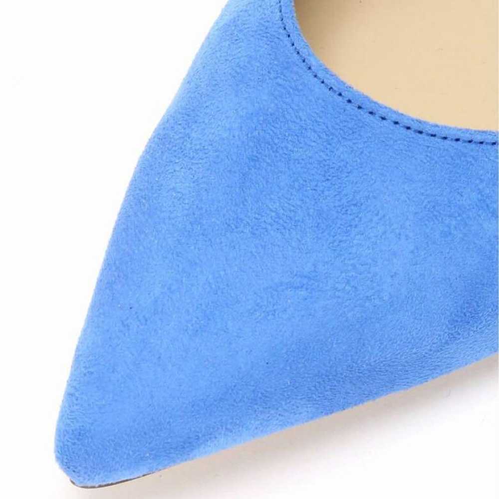 LE TALON / Pointed One Strap Flat (25.5cm / Blue) - image 10