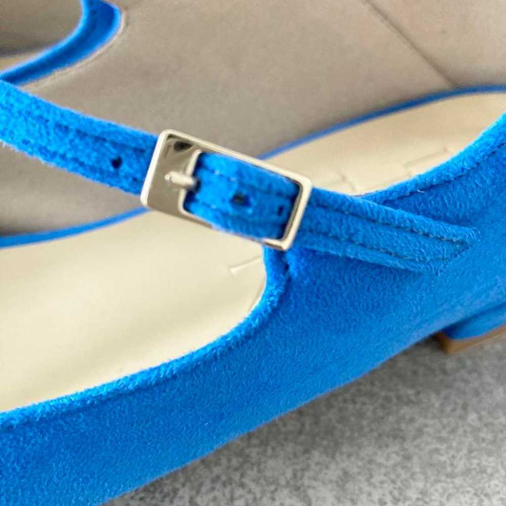 LE TALON / Pointed One Strap Flat (25.5cm / Blue) - image 5