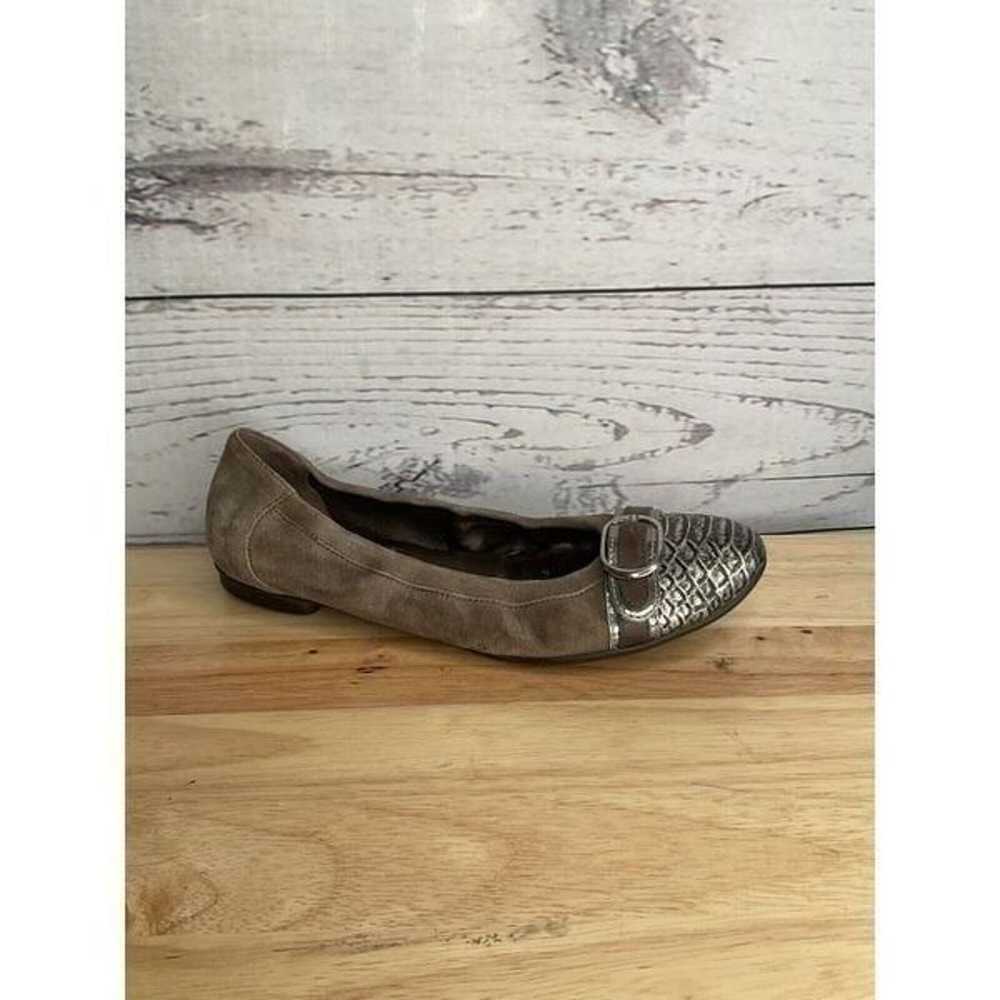 AGL Atillio Giusti Leombruni Taupe Suede Snake Ca… - image 1