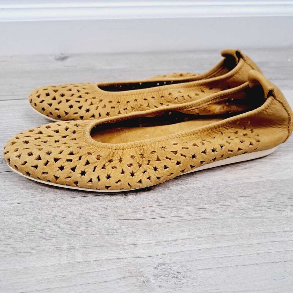 Arche Suede Nubuck Leather Perforated Ballet Flat… - image 6