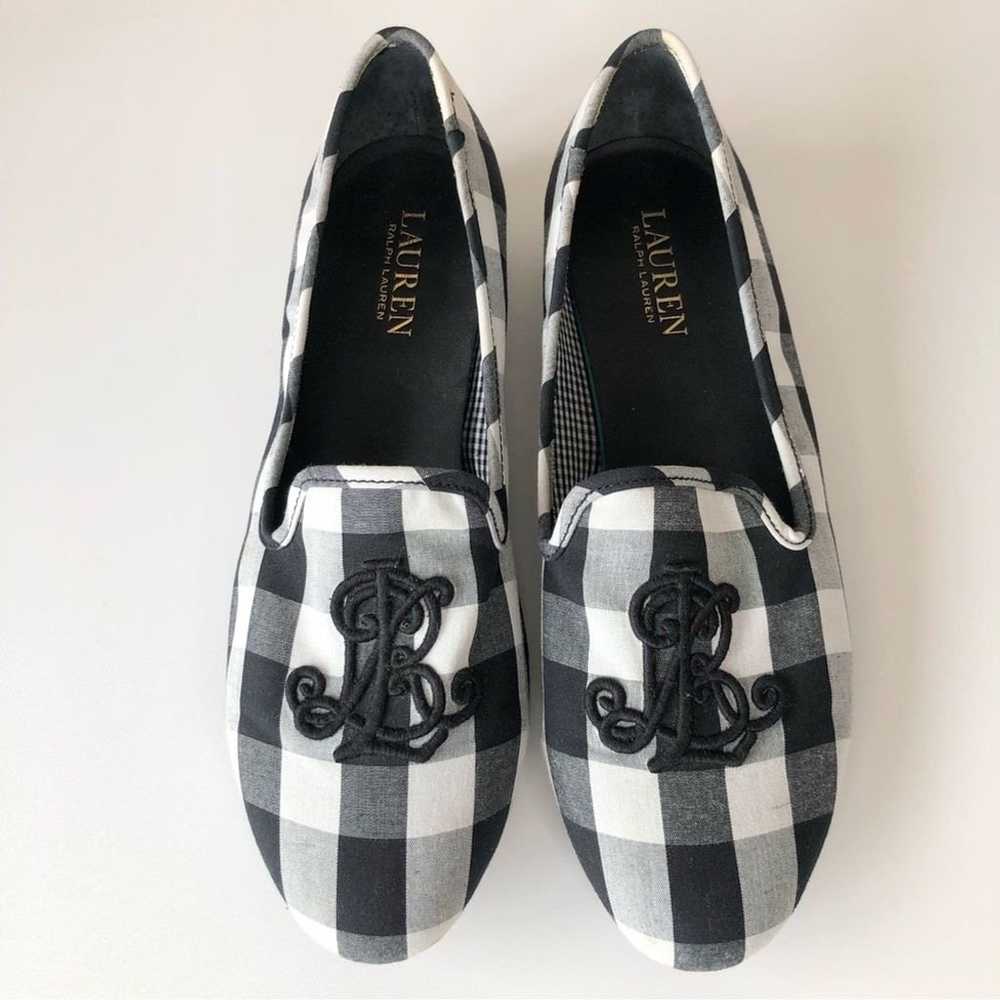 Lauren Ralph Lauren Black & White Gingham Monogra… - image 3