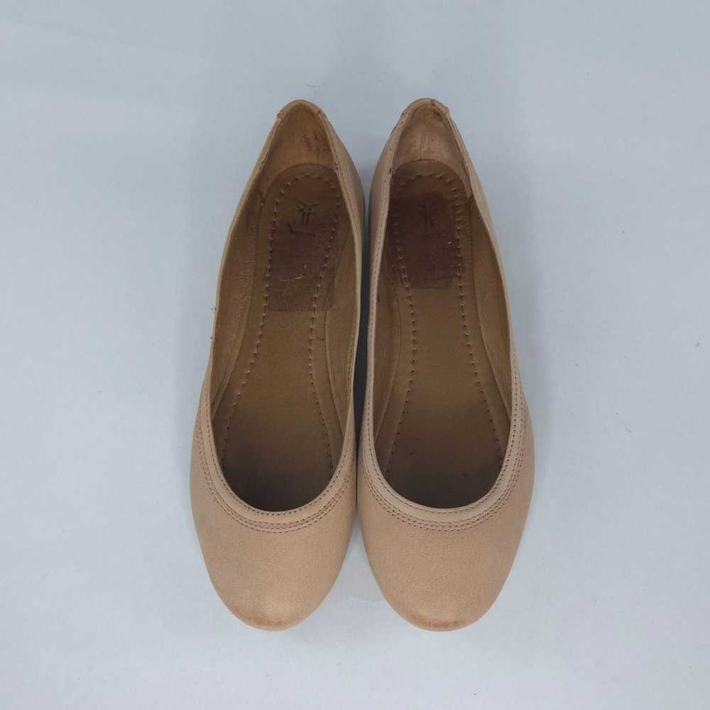 Frye Carrie Leather Ballet Flats in Blush sz 10 - image 5