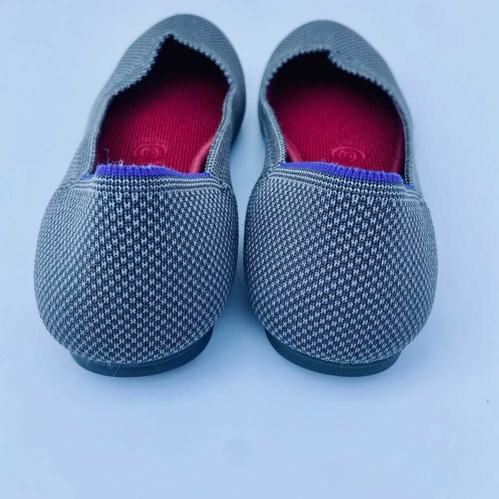 Rothy’s The Flat in Pebble Grey Blue Size 6.5 Wom… - image 3