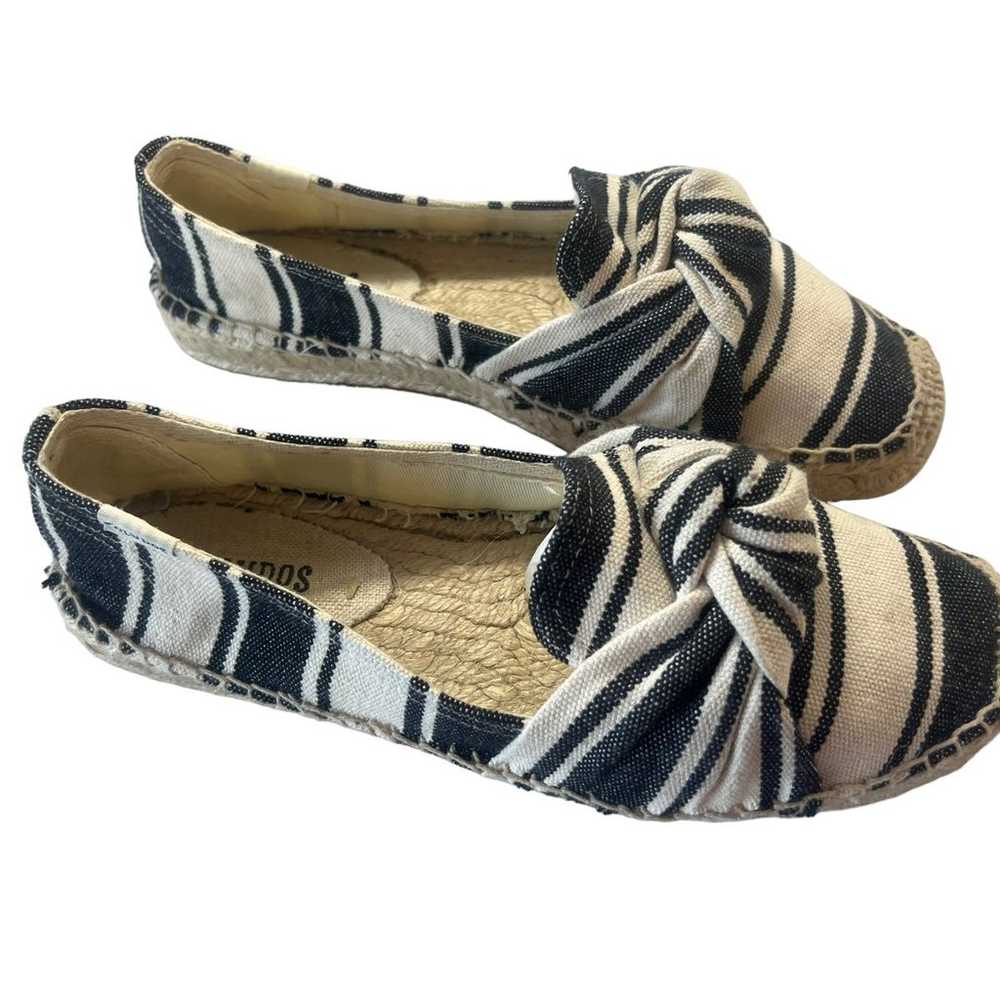 Soludos Knotted Platform Espadrille Slipper Boho … - image 9