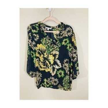 Banana Republic Floral Long Sleeve Blouse