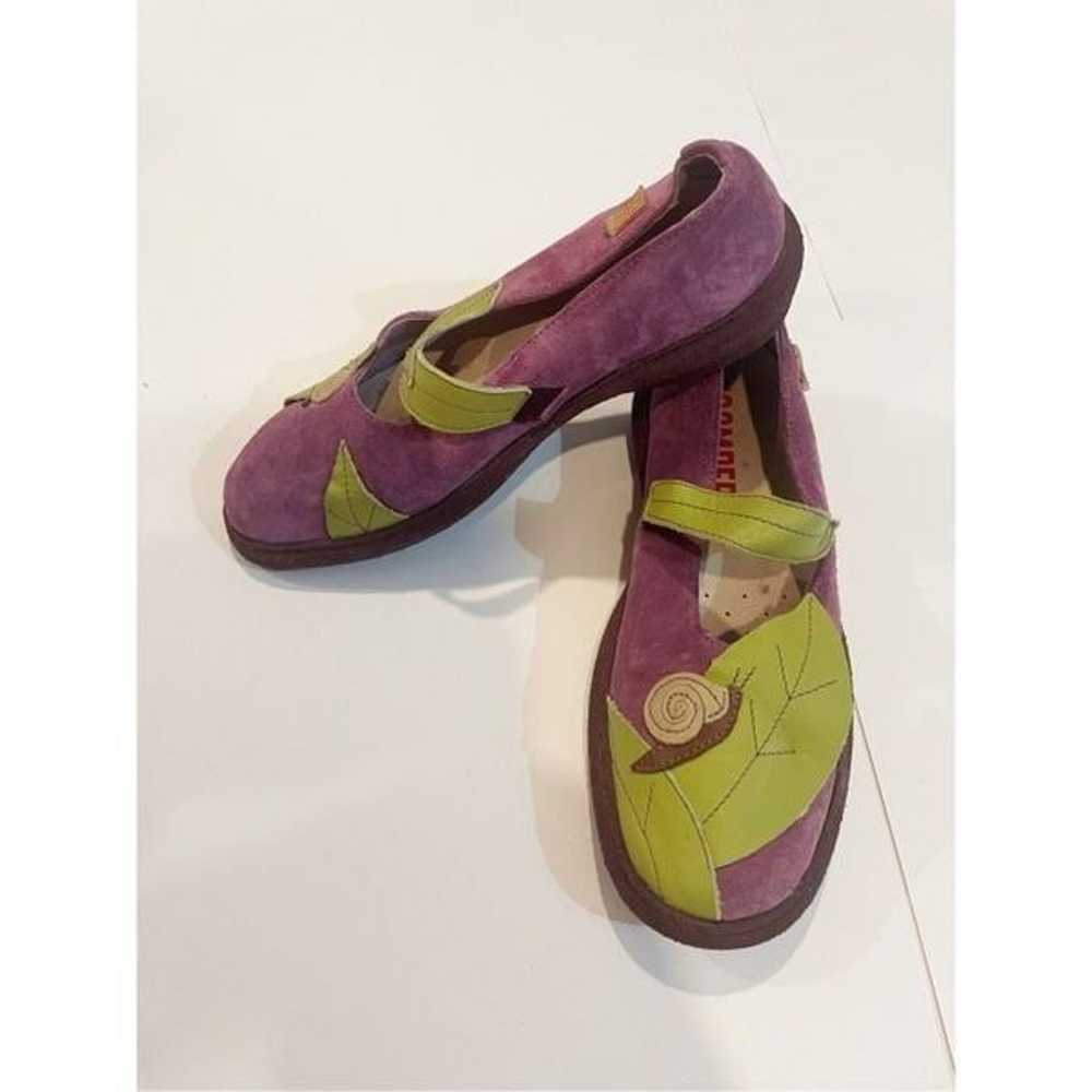 Camper Maryjane Shoe size 37 Floral Garden Purple… - image 4