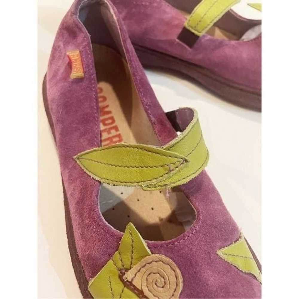 Camper Maryjane Shoe size 37 Floral Garden Purple… - image 6