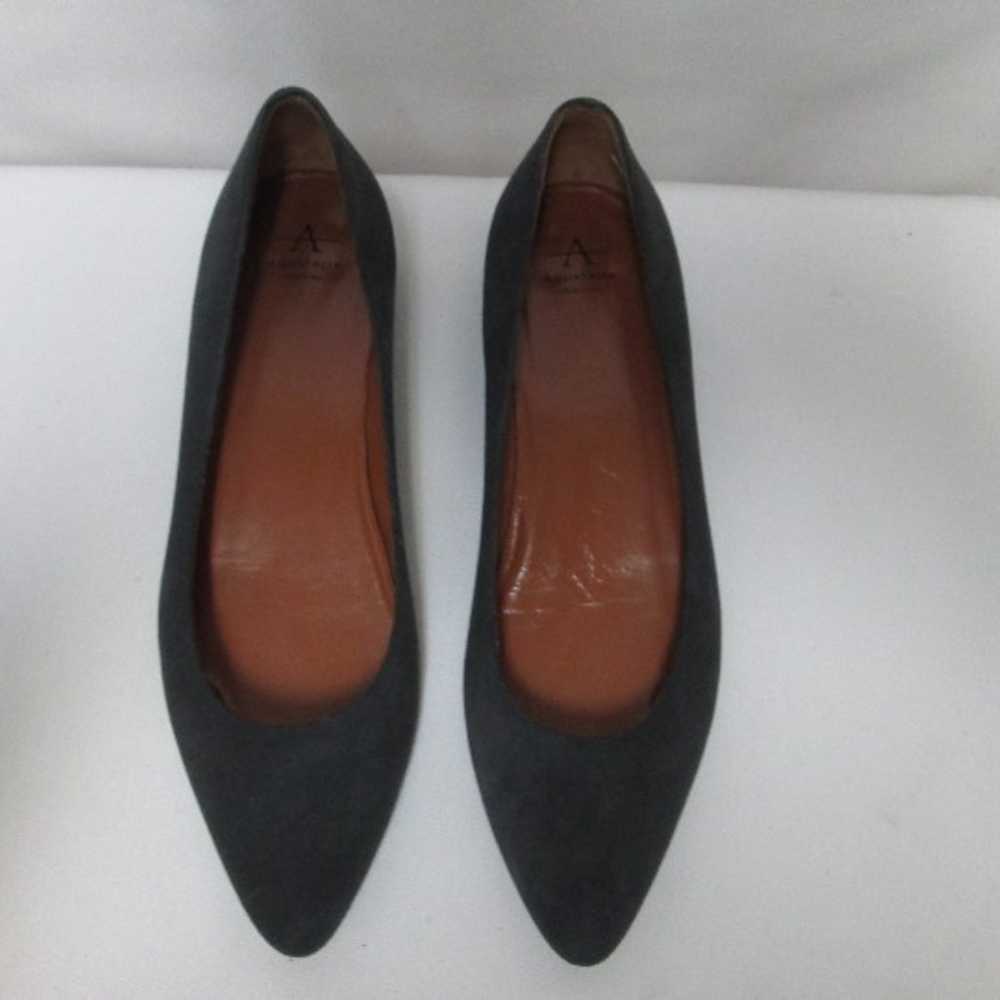 Aquatalia Penina Suede pointed toe flats Italy gr… - image 2