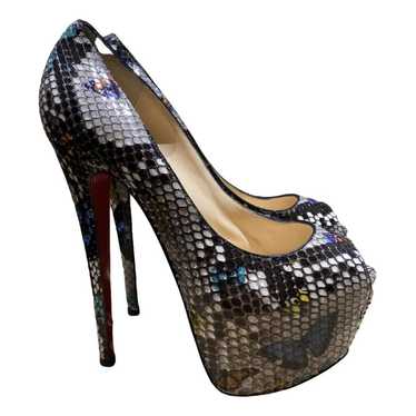 Christian Louboutin Daffodile python heels