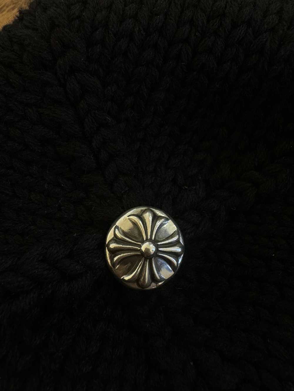 Chrome Hearts CH Cashmere Leather Cross Hardware … - image 4