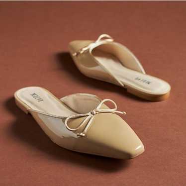 Maeve Anthropologie Beige Mules Size 39/8.5