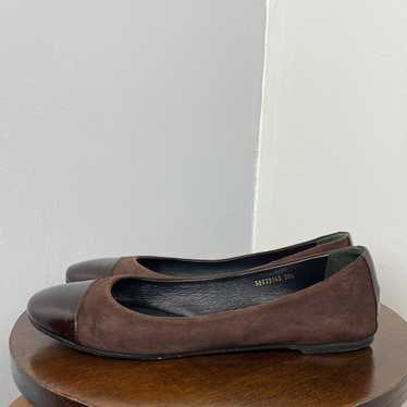 Hugo Boss Brown Suede &  Patent Leather Cap Toe F… - image 1