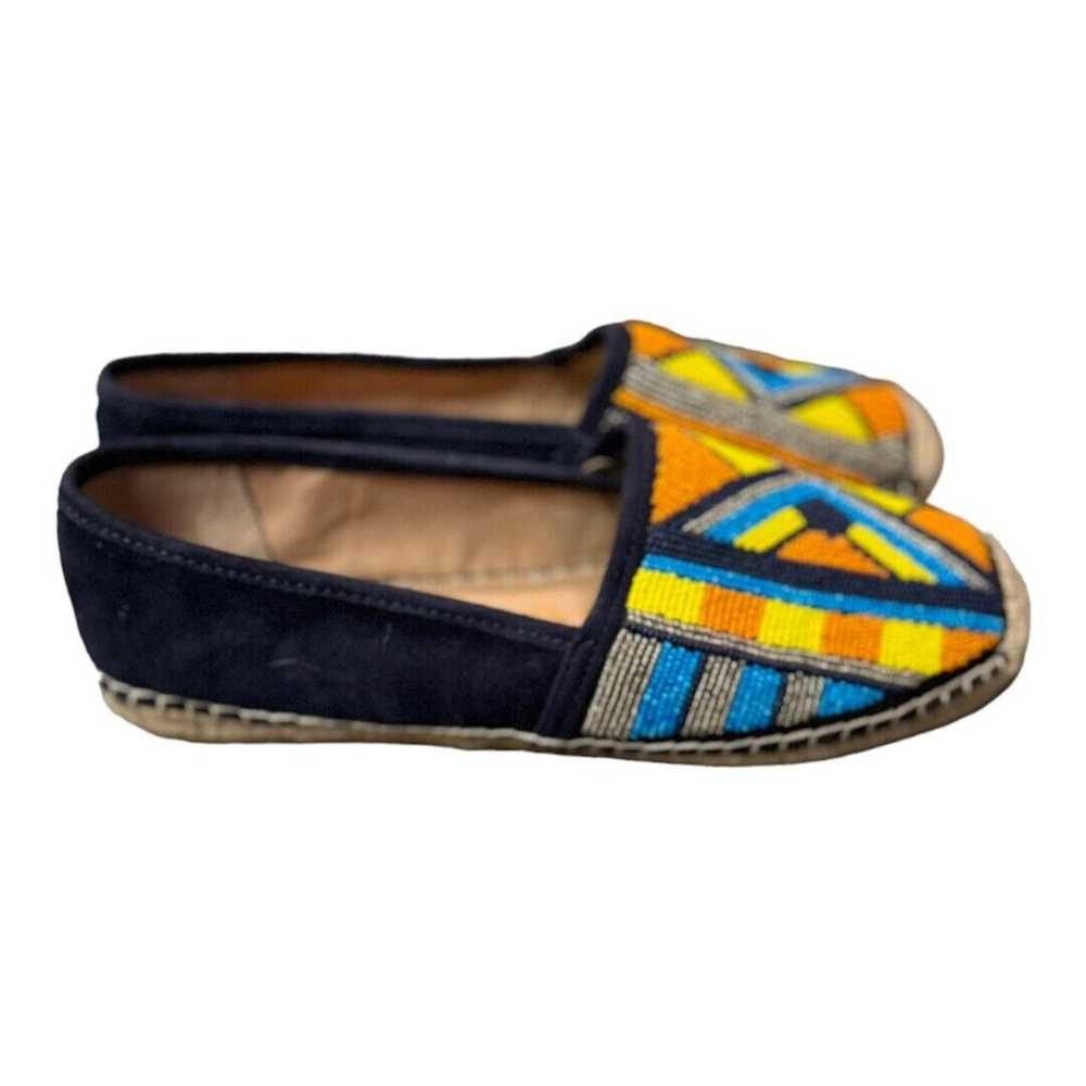 Sam Edelman "Maris" Navy Suede/ Beaded Espadrille… - image 3