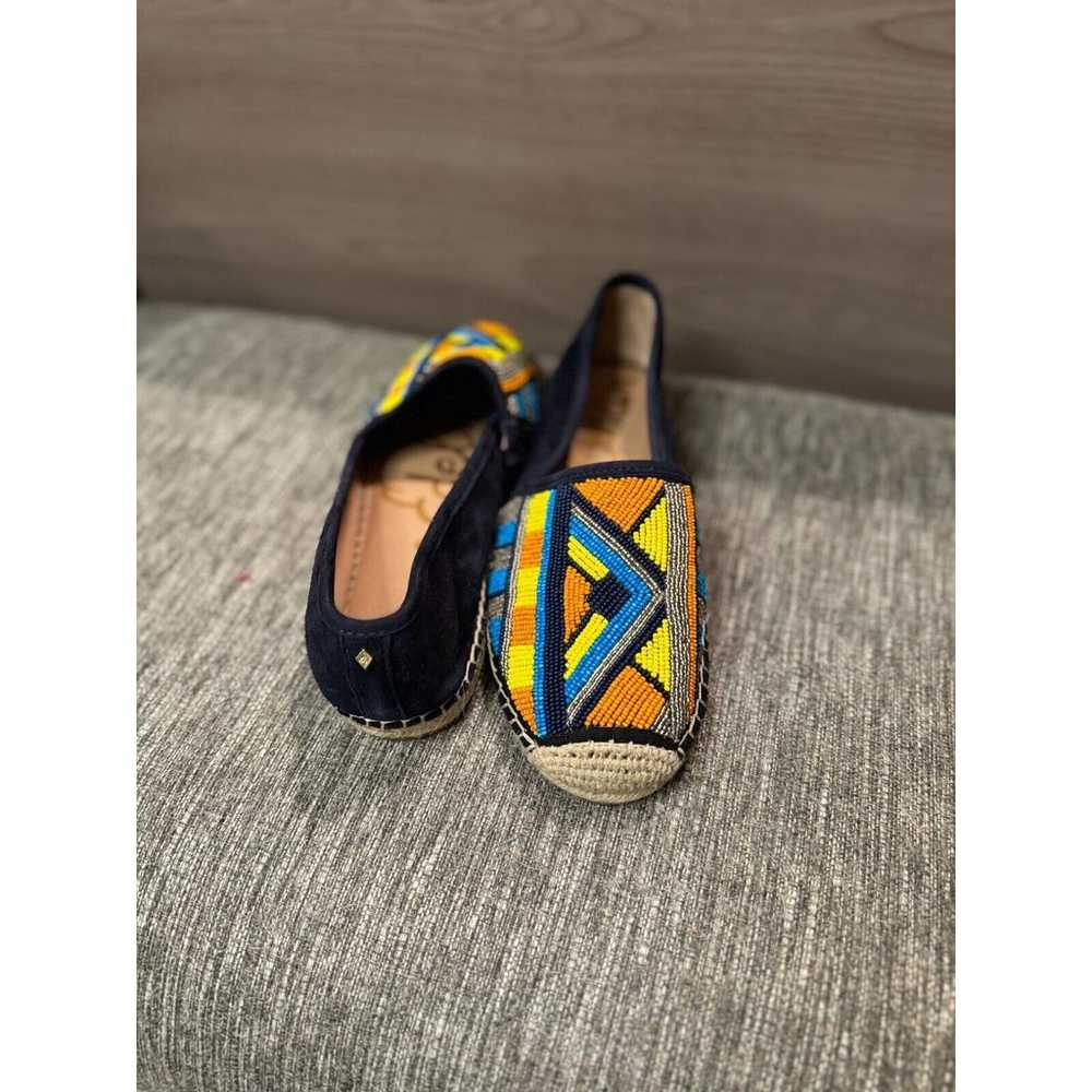 Sam Edelman "Maris" Navy Suede/ Beaded Espadrille… - image 9