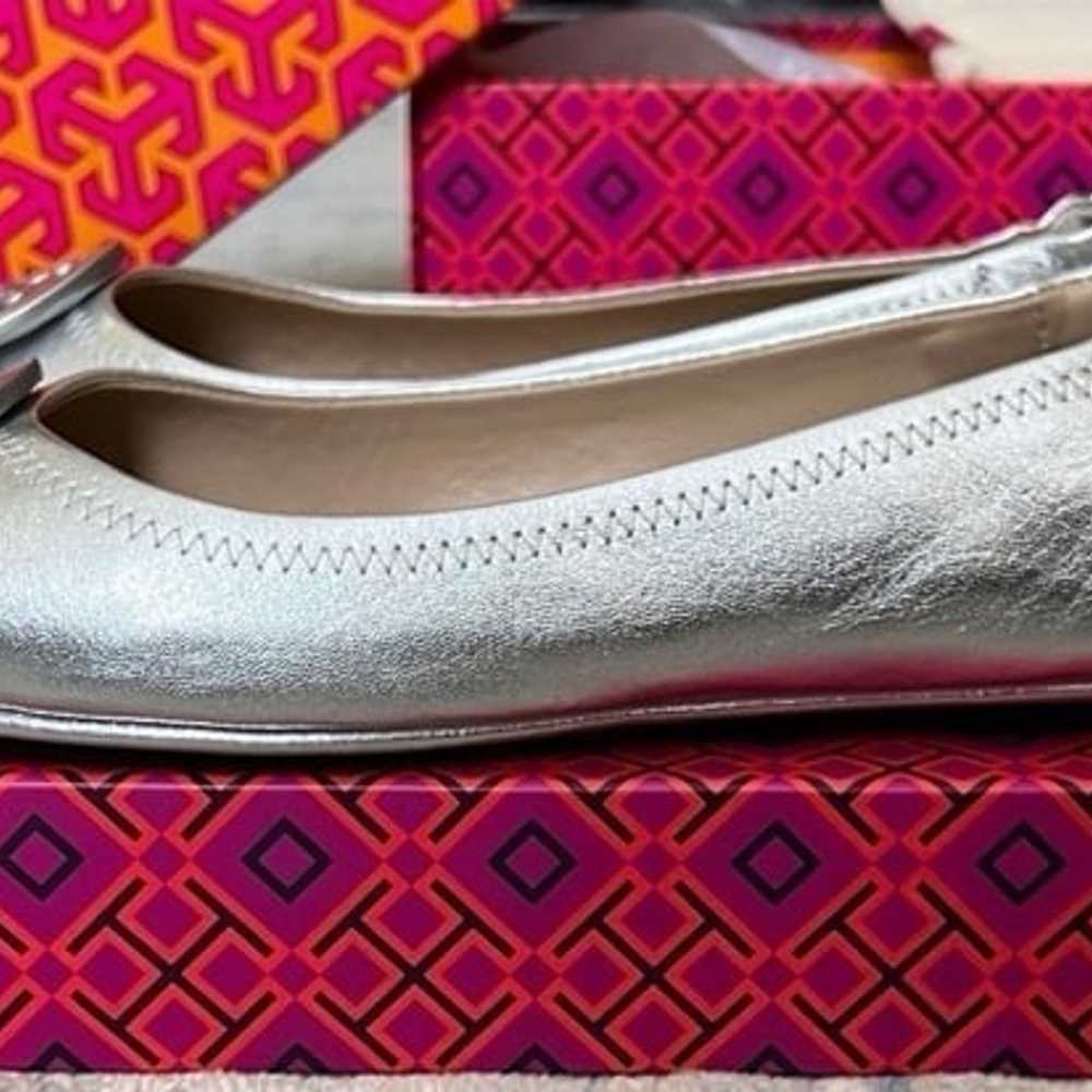 Silver Tory Burch flats size 8 - image 5