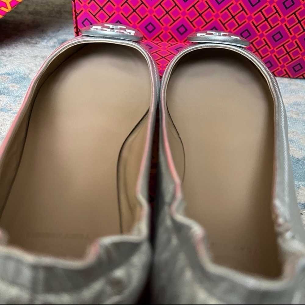 Silver Tory Burch flats size 8 - image 9