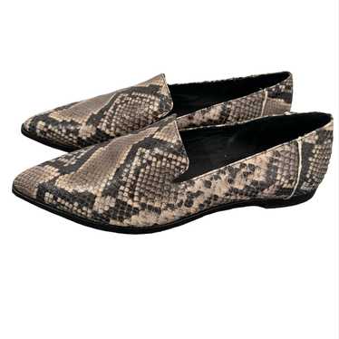 FRYE Beige Snake Print Comfort Kenzie Venetian Sl… - image 1