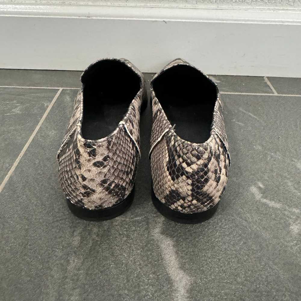 FRYE Beige Snake Print Comfort Kenzie Venetian Sl… - image 3