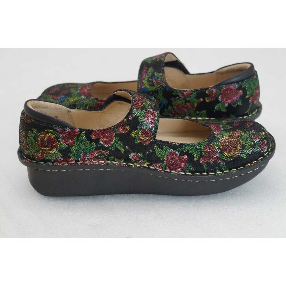 Alegria Paloma Mary Jane Black Floral Shoes Women… - image 11