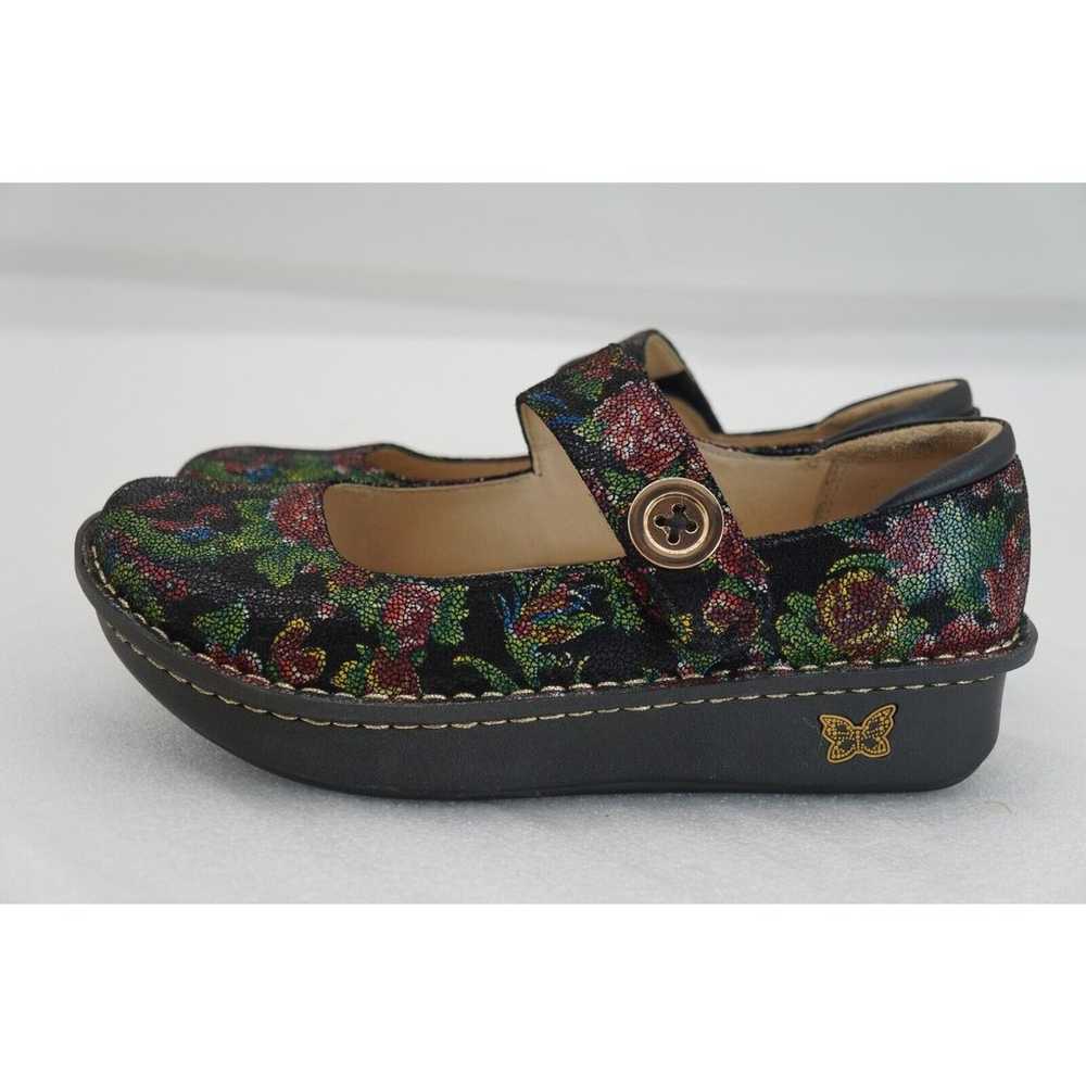 Alegria Paloma Mary Jane Black Floral Shoes Women… - image 2