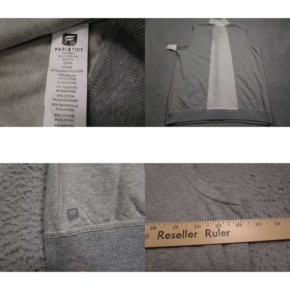 Fabletics Fabletics Vest Womens XXL Gray Sleevele… - image 4