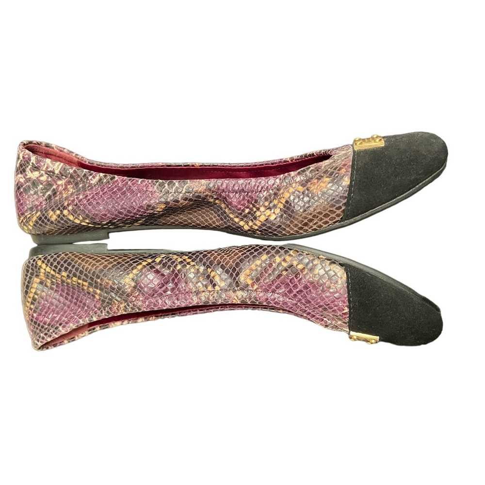 Marc by Marc Jacobs Flats size 10 Purple Snake Sk… - image 6