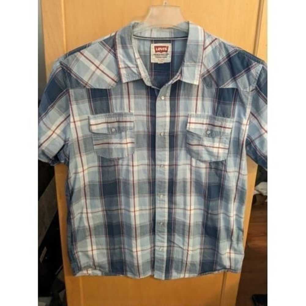 Vintage Levi's Button Up Shirt  XL SHORT Sleeve  … - image 1