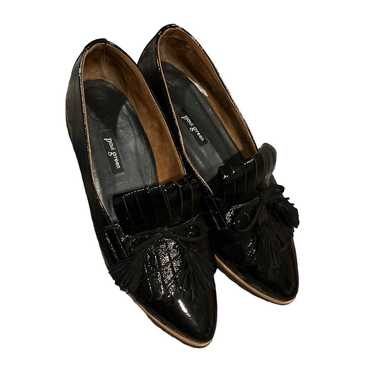 Paul Green Diana Kiltie Fringe Black Patent Loafer