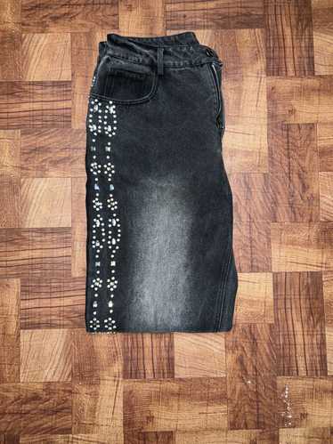 Vale Black Crystal Jeans