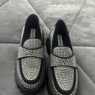 Steve Madden trifecta loafer rhinestones