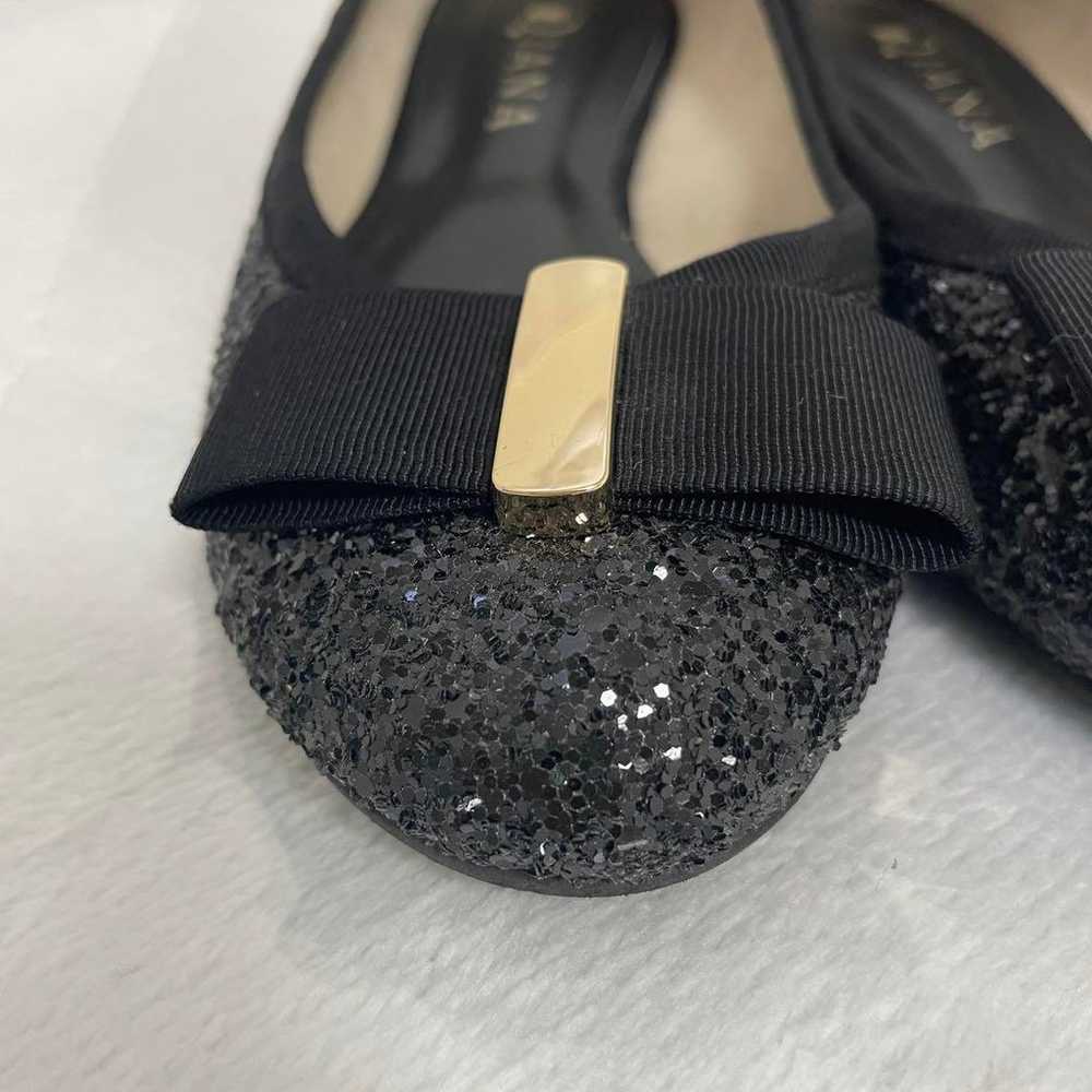 Brand new DIANA Glitter Ribbon Flat Pumps in 24cm… - image 3