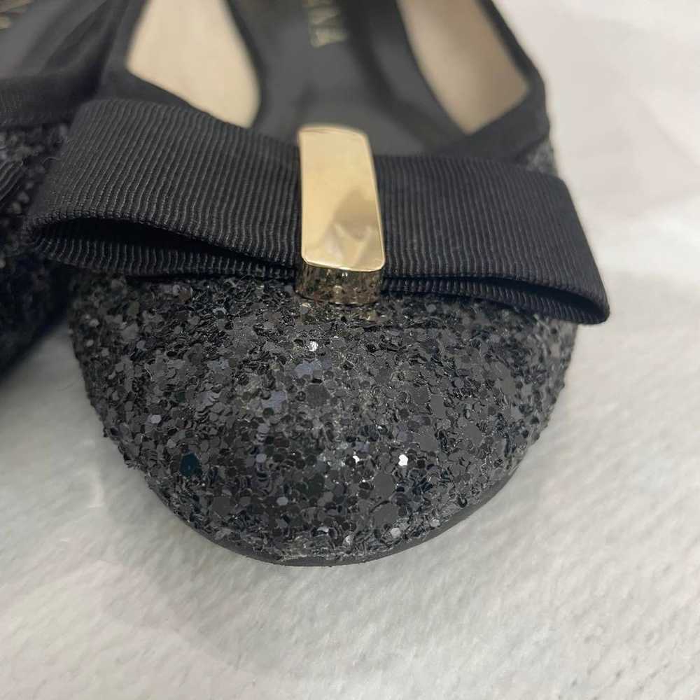 Brand new DIANA Glitter Ribbon Flat Pumps in 24cm… - image 4