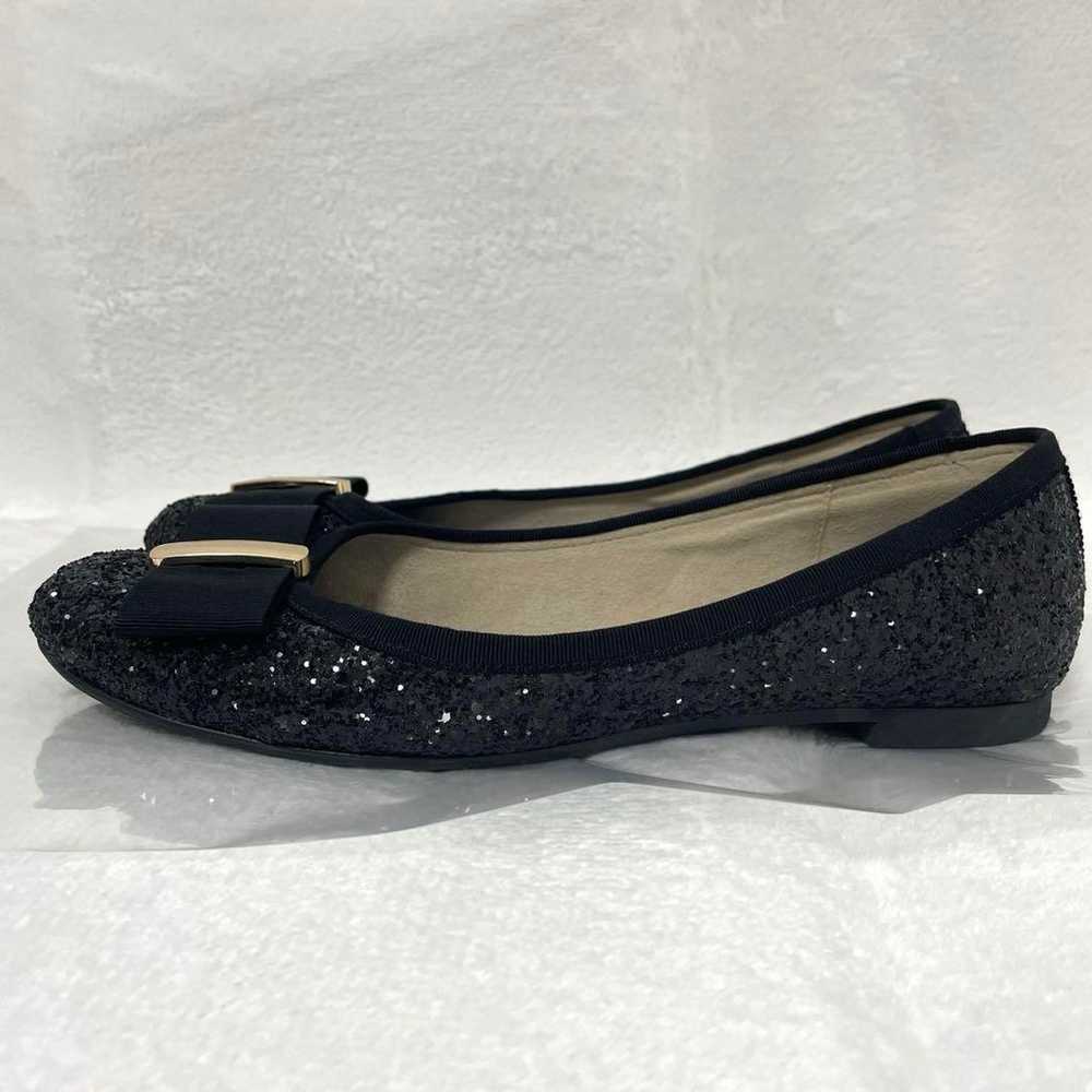 Brand new DIANA Glitter Ribbon Flat Pumps in 24cm… - image 5