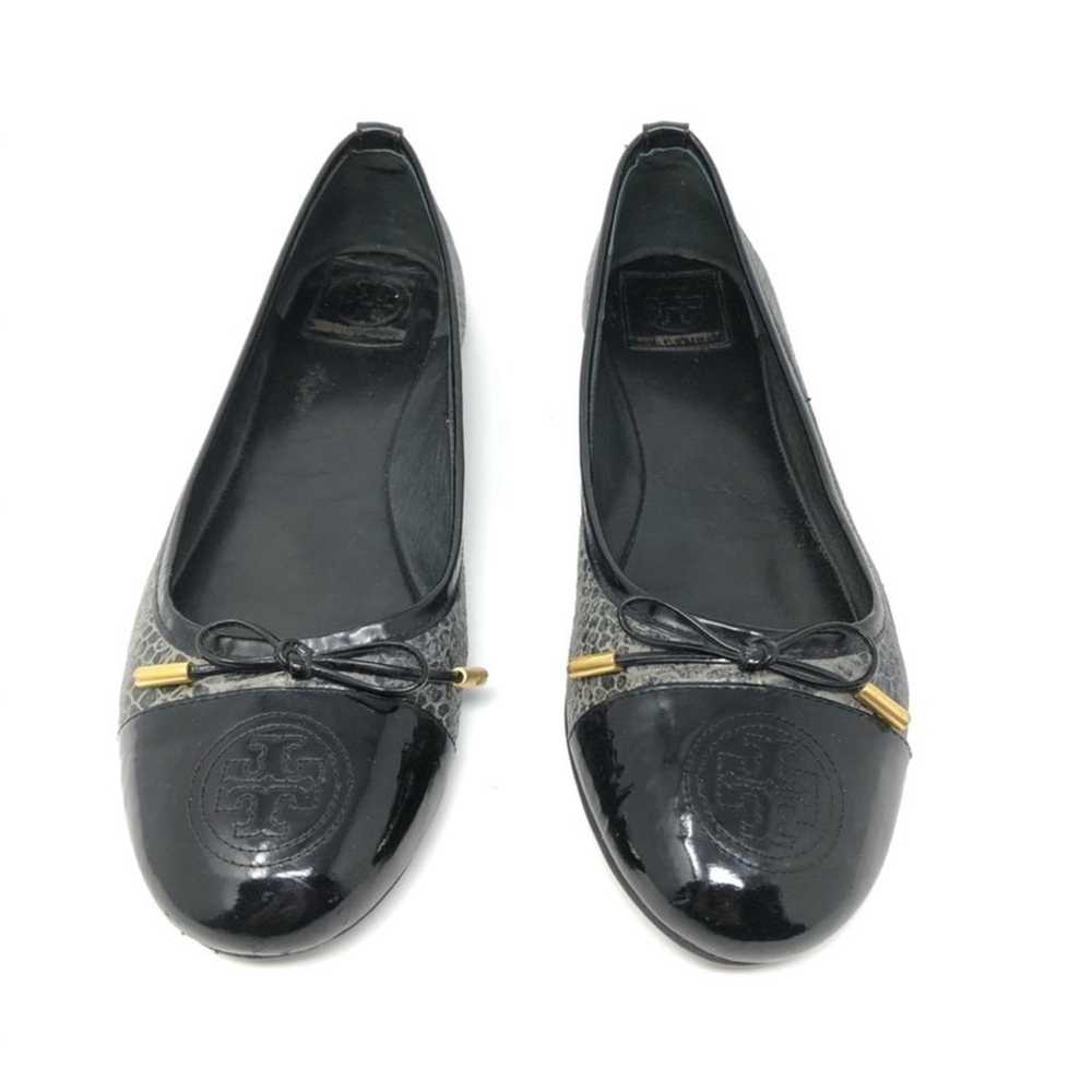 Tory Burch | Leather Embossed Ballet Flats | Size… - image 3