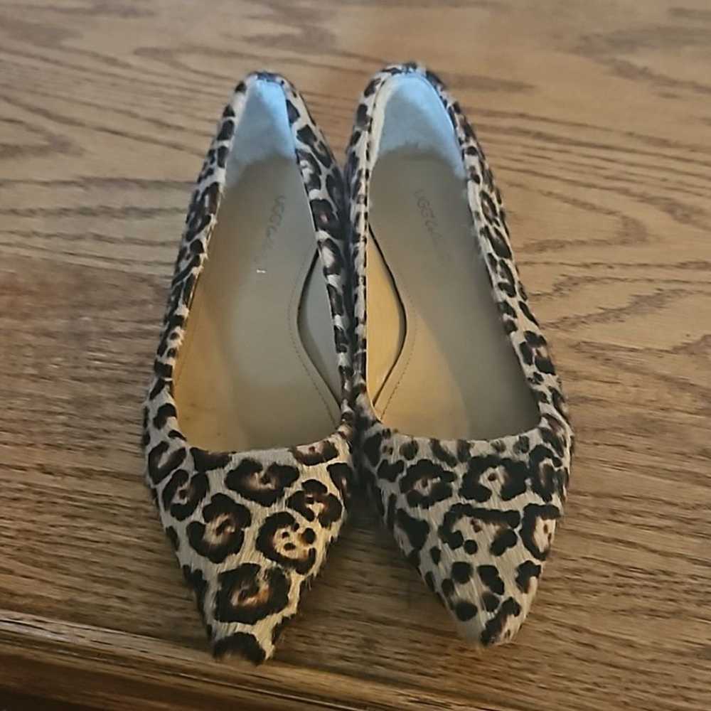 Ugg Vero Cuoio Leopard Ballet Flats Womens Size 7… - image 1