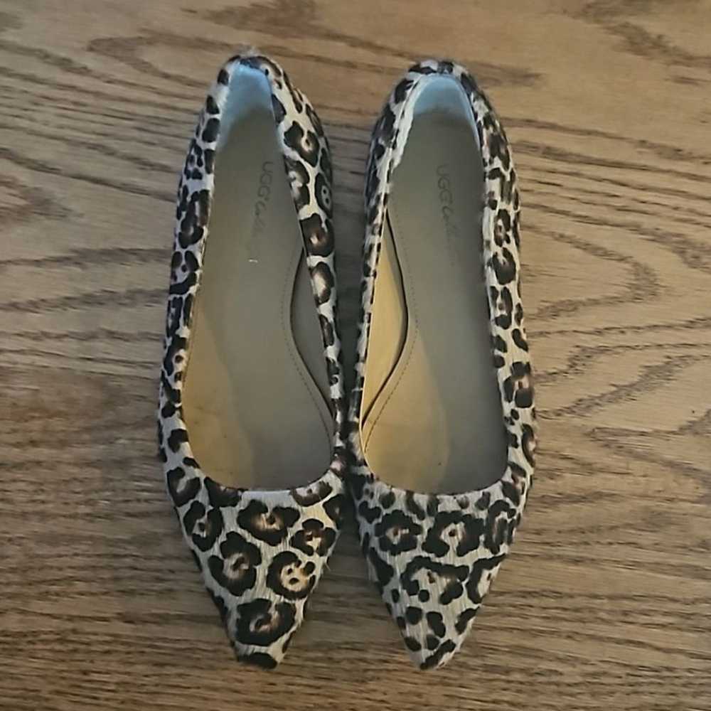 Ugg Vero Cuoio Leopard Ballet Flats Womens Size 7… - image 5