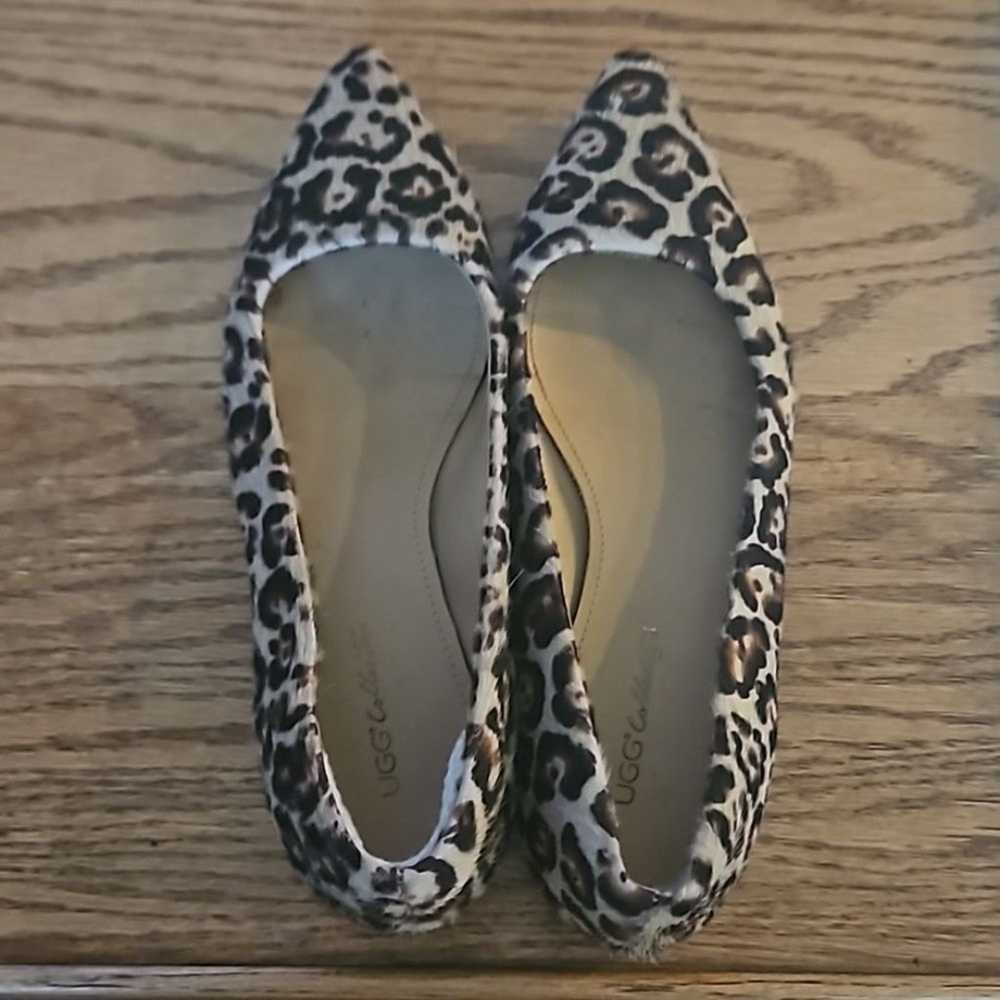 Ugg Vero Cuoio Leopard Ballet Flats Womens Size 7… - image 9