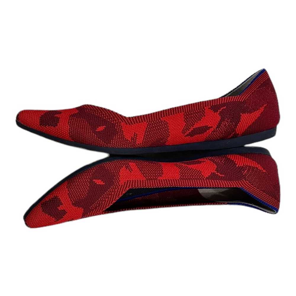 Rothy's The Point Red Camo Pointed Toe Flats - image 4