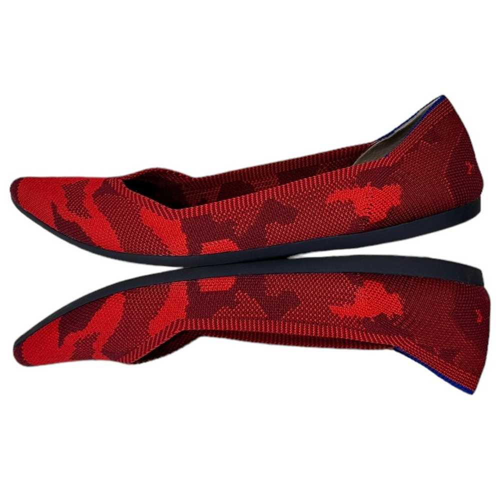 Rothy's The Point Red Camo Pointed Toe Flats - image 6