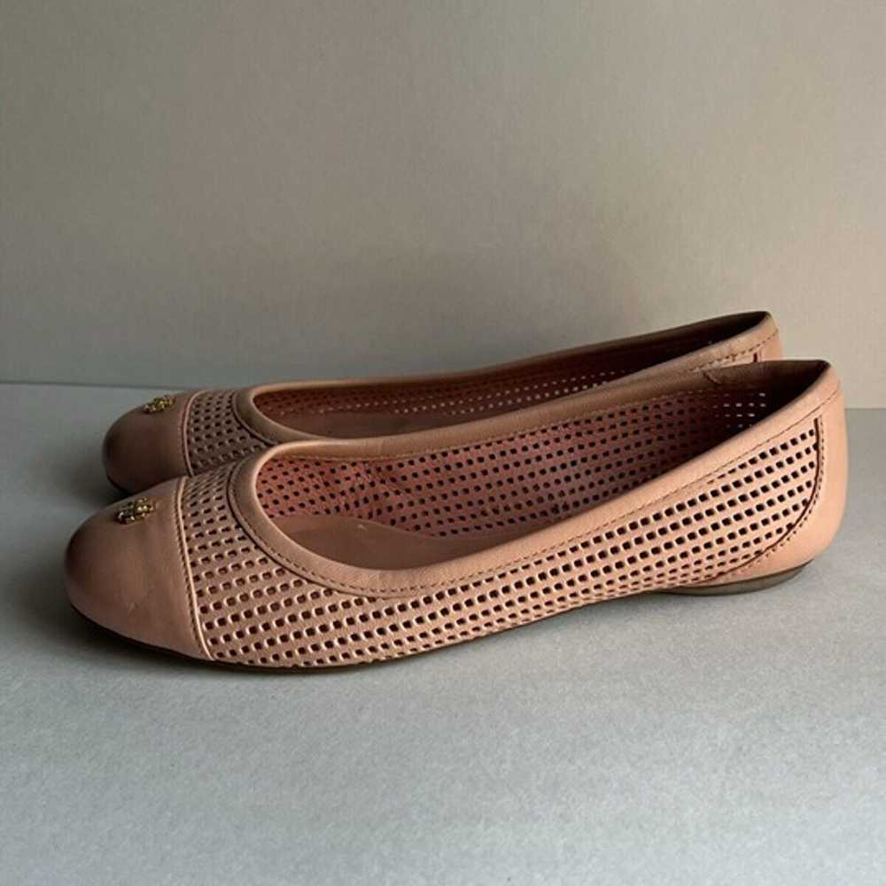 TORY BURCH Pink Taupe Nude Patent Leather Cap Toe… - image 12