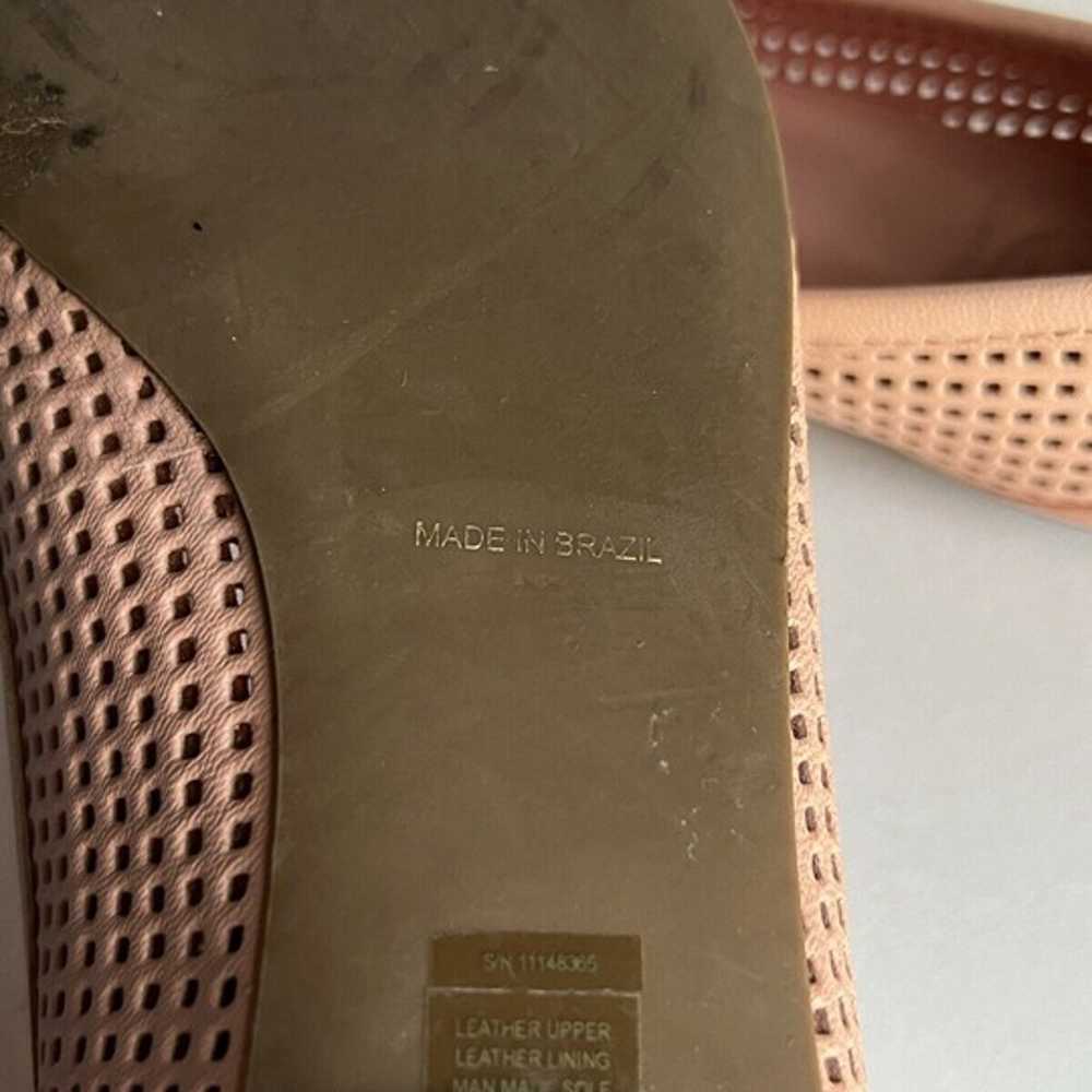 TORY BURCH Pink Taupe Nude Patent Leather Cap Toe… - image 9