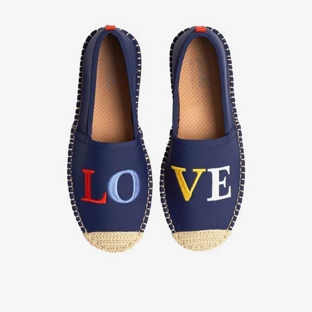 Sea Star Beachwear Beachcomber Navy LOVE Espadril… - image 1