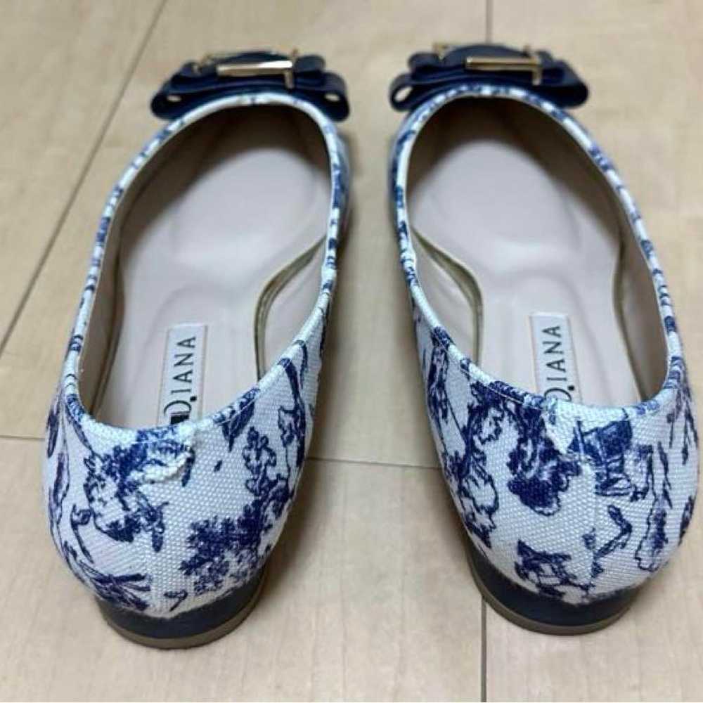 Diana Flat Pumps Dark Blue Faux Navy Smooth - image 2