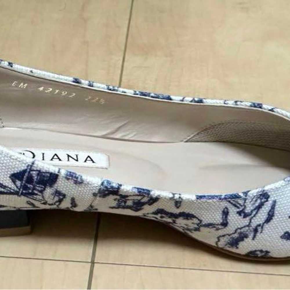 Diana Flat Pumps Dark Blue Faux Navy Smooth - image 5