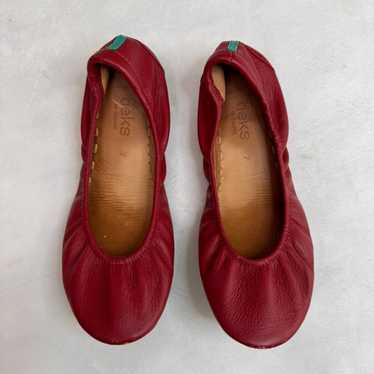 Tieks Blallet Flats Cardinal Red 7 - image 1