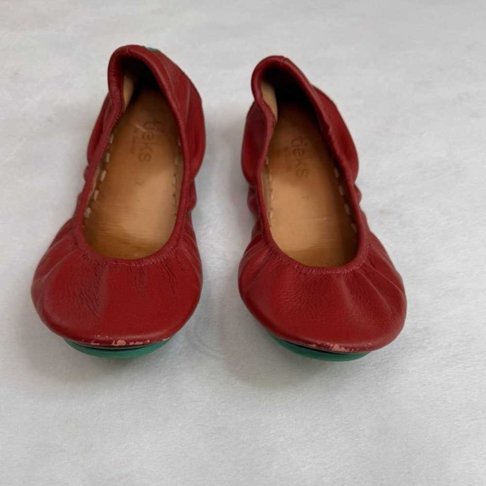 Tieks Blallet Flats Cardinal Red 7 - image 2