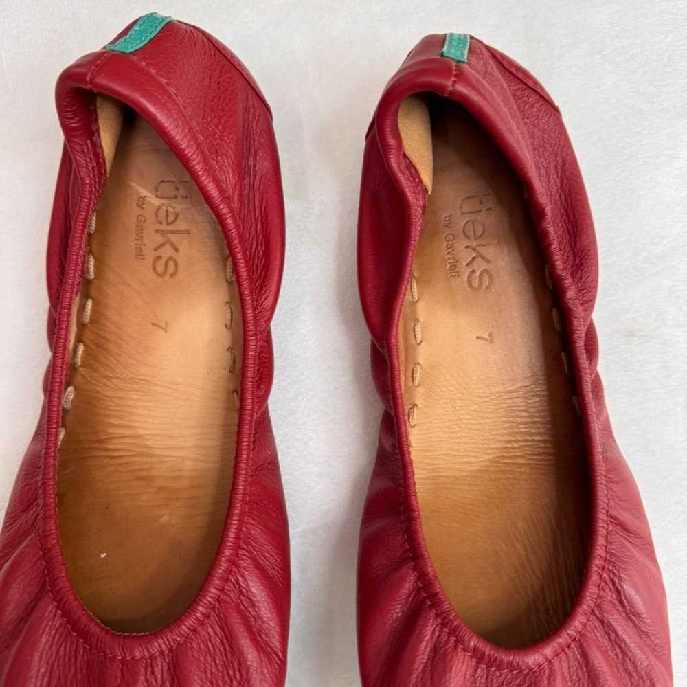 Tieks Blallet Flats Cardinal Red 7 - image 4