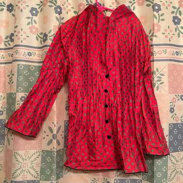 Extremely unique clowncore polka dot vintage butto