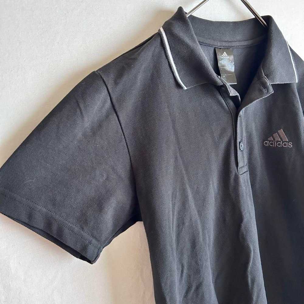 Adidas Top Polo Shirt Unisex Genderless Monotone … - image 4