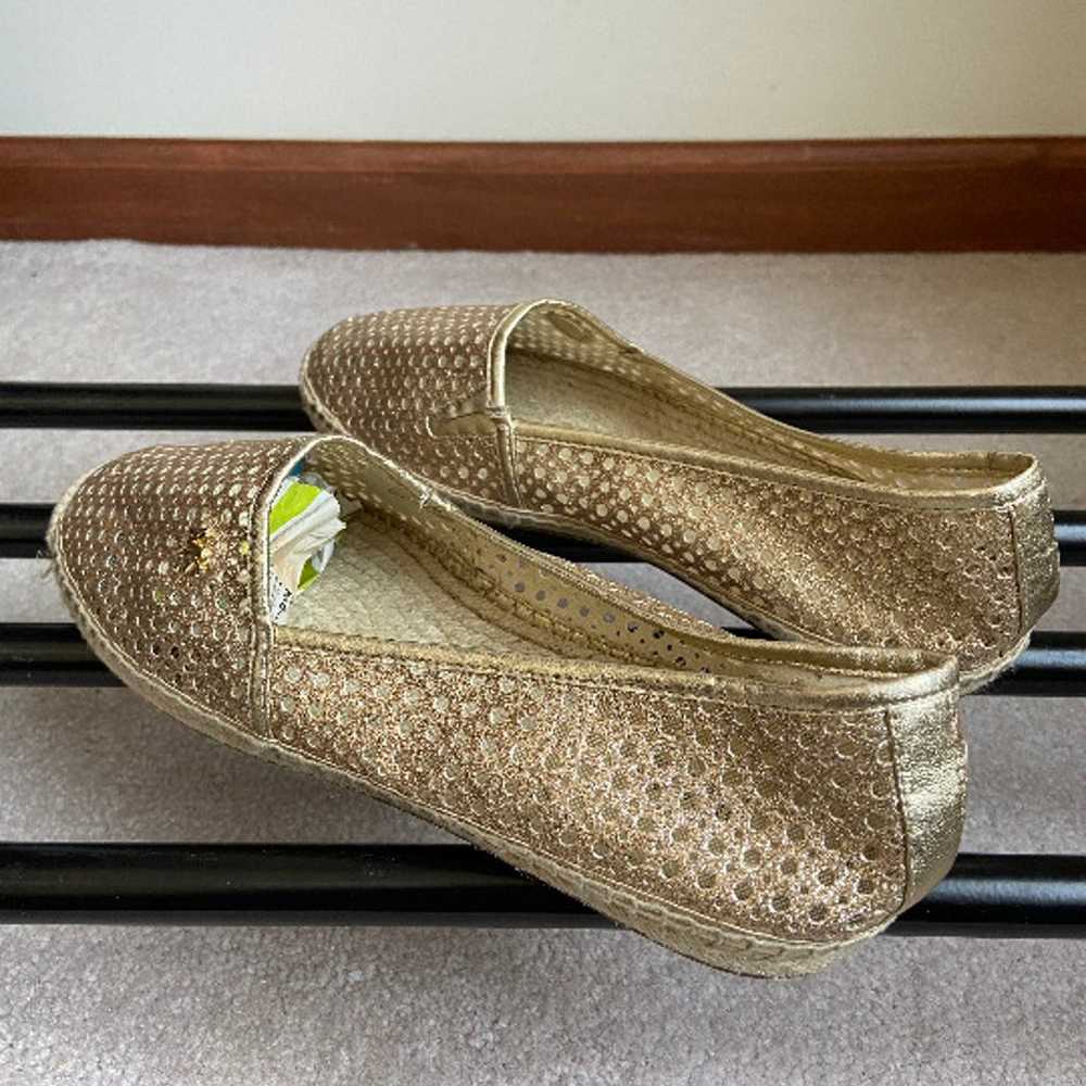 MICHAEL KORS Women Gold Espadrilles NEW - image 4